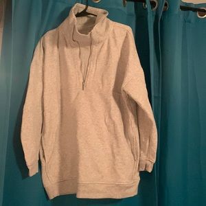 Cowl/turtleneck sweater